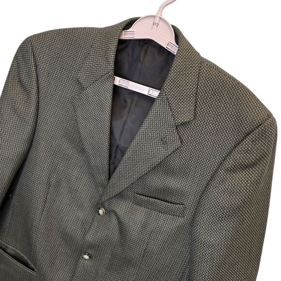 Bert Pulitzer Men's 40R Woolblend Brown Blazer Sport Coat - Picture 4 of 16